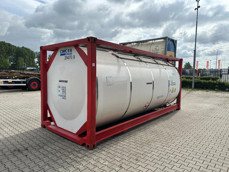 CIMC 20FT ISO, 25.080L/1-COMP/3 BAFFELS/4 manholes, ADR valid until 08/2027 - Opslagtank: afbeelding 4 CIMC 20FT ISO, 25.080L/1-COMP/3 BAFFELS/4 manholes, ADR valid until 08/2027 - Opslagtank: afbeelding 4