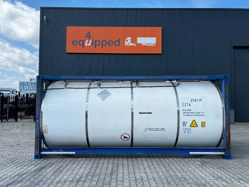 CIMC 20FT ISO, 25.090L/1-COMP/3 BAFFELS/4 manholes, ADR valid until 11/2026 - Opslagtank: afbeelding 2 CIMC 20FT ISO, 25.090L/1-COMP/3 BAFFELS/4 manholes, ADR valid until 11/2026 - Opslagtank: afbeelding 2