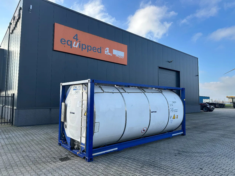 CIMC 20FT ISO, 25.090L / 1-COMP / 3 BAFFELS / T12 / 4 manholes / ADR valid until 02/2027 - Opslagtank: afbeelding 1 CIMC 20FT ISO, 25.090L / 1-COMP / 3 BAFFELS / T12 / 4 manholes / ADR valid until 02/2027 - Opslagtank: afbeelding 1