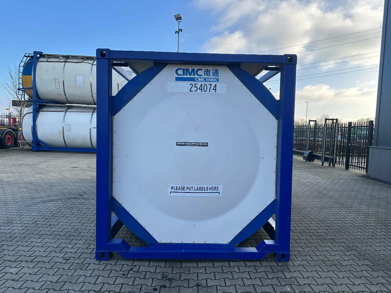 CIMC 20FT ISO, 25.090L / 1-COMP / 3 BAFFELS / T12 / 4 manholes / ADR valid until 02/2027 - Opslagtank: afbeelding 5 CIMC 20FT ISO, 25.090L / 1-COMP / 3 BAFFELS / T12 / 4 manholes / ADR valid until 02/2027 - Opslagtank: afbeelding 5
