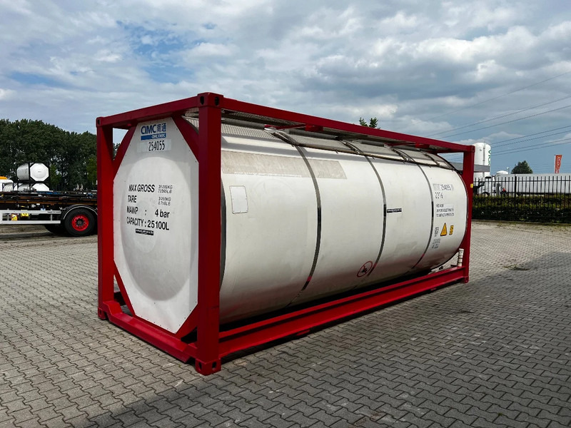 CIMC 20FT ISO, 25.100L/1-COMP/3 BAFFELS/4 manholes, ADR - Opslagtank: afbeelding 4 CIMC 20FT ISO, 25.100L/1-COMP/3 BAFFELS/4 manholes, ADR - Opslagtank: afbeelding 4
