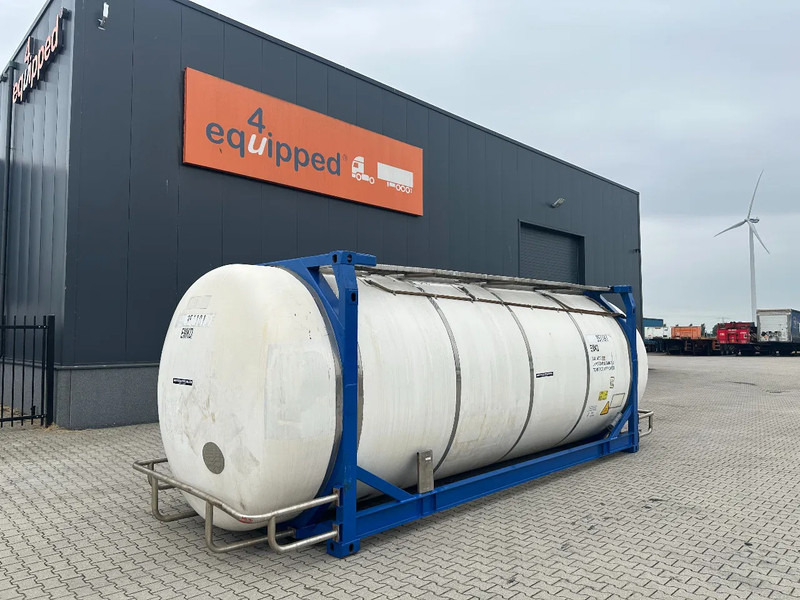 CIMC 20FT SWAP 35.040L, 4 baffles / 5 holes / T11 / 5Y-test valid till 08/2027 - Tankcontainer: afbeelding 1 CIMC 20FT SWAP 35.040L, 4 baffles / 5 holes / T11 / 5Y-test valid till 08/2027 - Tankcontainer: afbeelding 1