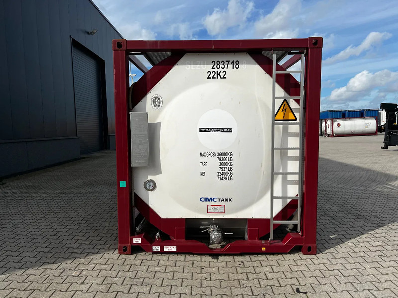 Nieuw Opslagtank CIMC UNUSED,  BOTH FOOD STUFF/CHEMICAL USE, 20FT ISO,  25.000L, L4BN, UN Portable, T11, test: 12-2026: afbeelding 6