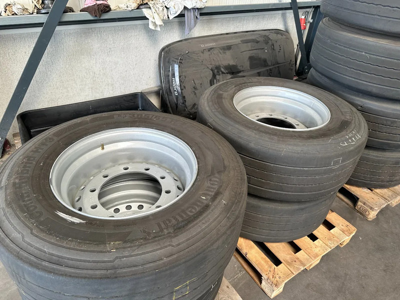 Diversen 14x 385/65-R22.5 on rims - Band voor Vrachtwagen: afbeelding 2 Diversen 14x 385/65-R22.5 on rims - Band voor Vrachtwagen: afbeelding 2