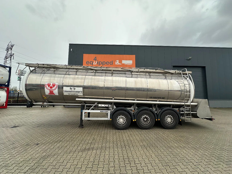 Feldbinder FOOD / LEVENSMIDDELEN / LEBENSMITTEL / 33.500L / 3-COMP / PUMP / NL-trailer / APK: 05-2026 - Tankoplegger: afbeelding 2 Feldbinder FOOD / LEVENSMIDDELEN / LEBENSMITTEL / 33.500L / 3-COMP / PUMP / NL-trailer / APK: 05-2026 - Tankoplegger: afbeelding 2