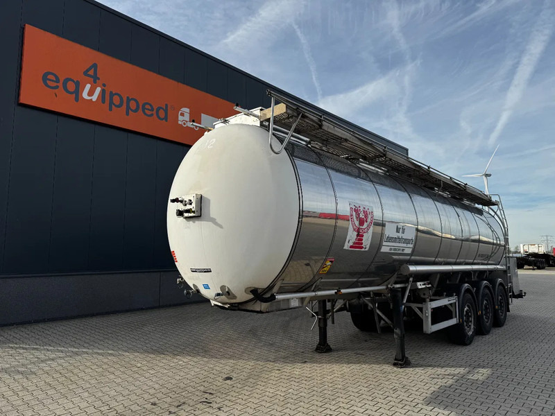 Feldbinder LEBENSMITTEL / LEVENSMIDDELEN FOOD / 33.500L / 3-COMP / PUMPE / INOX / NL-trailer / APK: 10-2026 - Tankoplegger: afbeelding 1 Feldbinder LEBENSMITTEL / LEVENSMIDDELEN FOOD / 33.500L / 3-COMP / PUMPE / INOX / NL-trailer / APK: 10-2026 - Tankoplegger: afbeelding 1