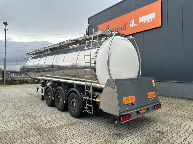 Feldbinder LEVENSMIDDELEN / FOOD / LEBENSMITTEL / 33.500L / 3-COMP / POMP / NL-trailer / APK: 12-2026, 10x beschikbaar - Tankoplegger: afbeelding 4 Feldbinder LEVENSMIDDELEN / FOOD / LEBENSMITTEL / 33.500L / 3-COMP / POMP / NL-trailer / APK: 12-2026, 10x beschikbaar - Tankoplegger: afbeelding 4