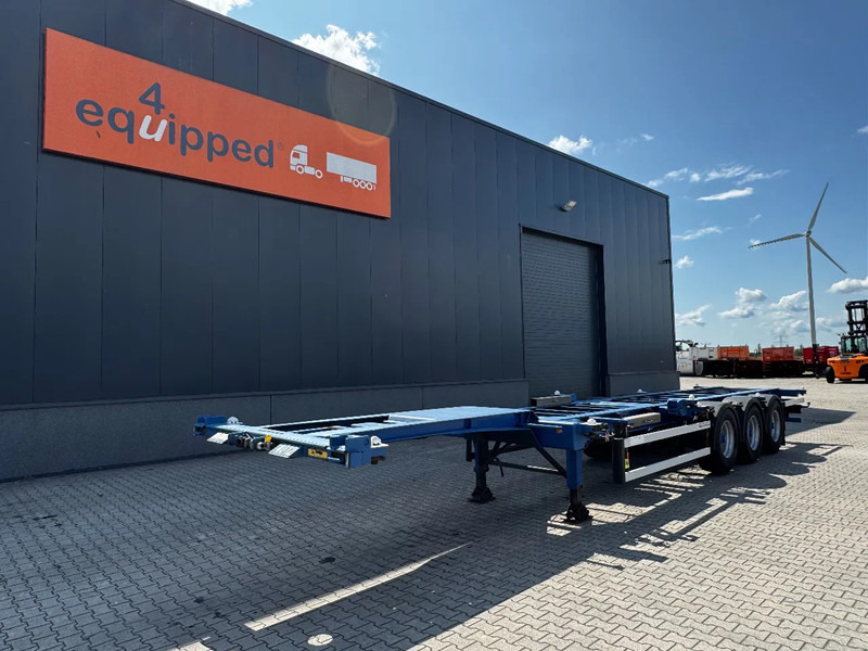 Groenewegen 40FT HC-chassis, BPW+Trommel, Liftachse, NL-Chassis - Containertransporter/ Wissellaadbak oplegger: afbeelding 1 Groenewegen 40FT HC-chassis, BPW+Trommel, Liftachse, NL-Chassis - Containertransporter/ Wissellaadbak oplegger: afbeelding 1