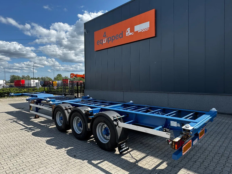 Groenewegen 40FT HC-chassis, BPW+Trommel, Liftachse, NL-Chassis - Containertransporter/ Wissellaadbak oplegger: afbeelding 3 Groenewegen 40FT HC-chassis, BPW+Trommel, Liftachse, NL-Chassis - Containertransporter/ Wissellaadbak oplegger: afbeelding 3