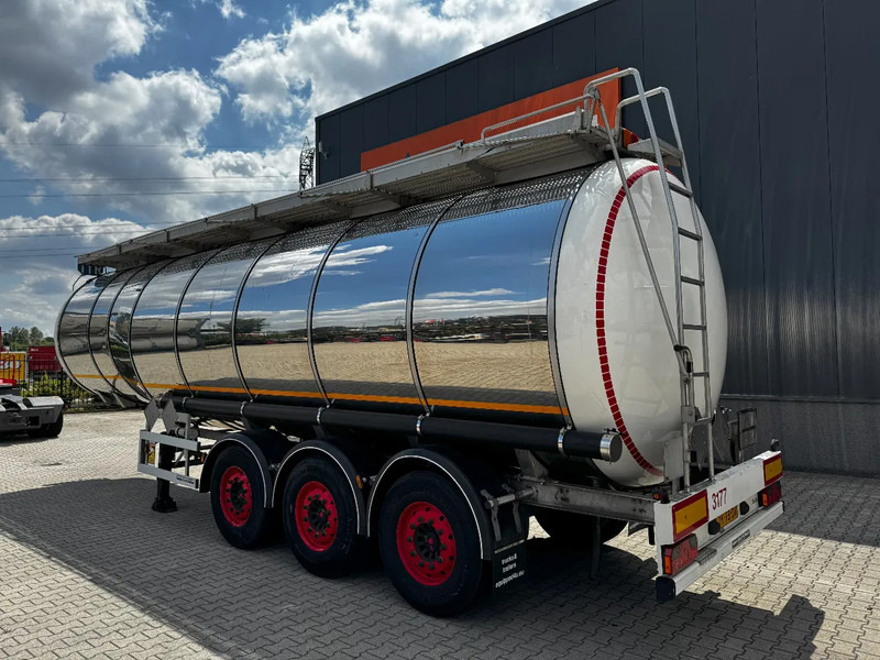 Indox 37.500L / 1-COMP /4-BAFFELS, ADR, L4BH, INOX, NL, APK 06/2026, new Saf axles - Tankoplegger: afbeelding 5 Indox 37.500L / 1-COMP /4-BAFFELS, ADR, L4BH, INOX, NL, APK 06/2026, new Saf axles - Tankoplegger: afbeelding 5