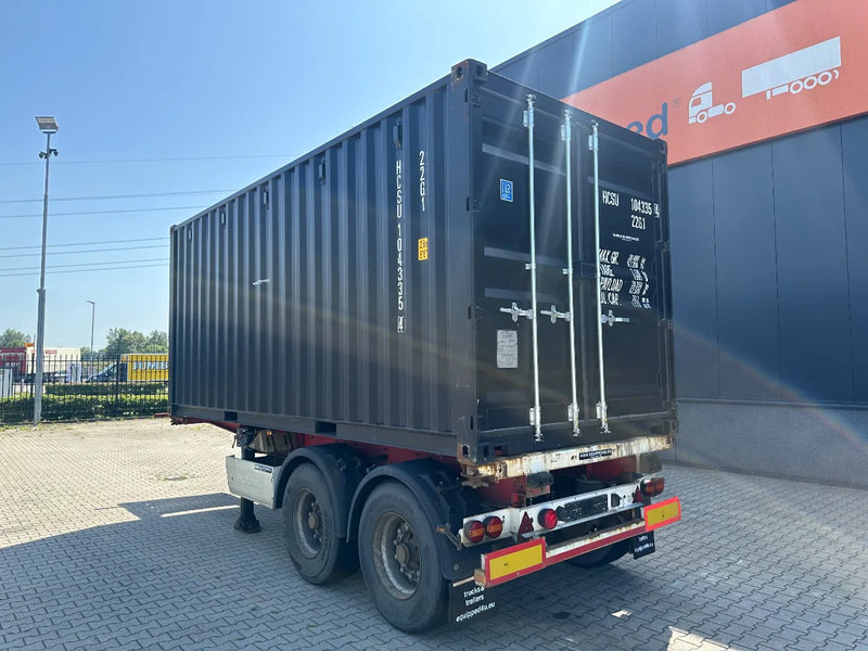 Containertransporter/ Wissellaadbak oplegger Krone 2-axle 20FT chassis + 20FT DV 8'6" container ONE-WAY: afbeelding 10