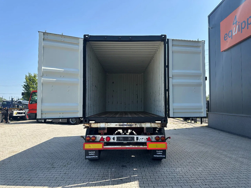 Containertransporter/ Wissellaadbak oplegger Krone 2-axle 20FT chassis + 20FT DV 8'6" container ONE-WAY: afbeelding 7