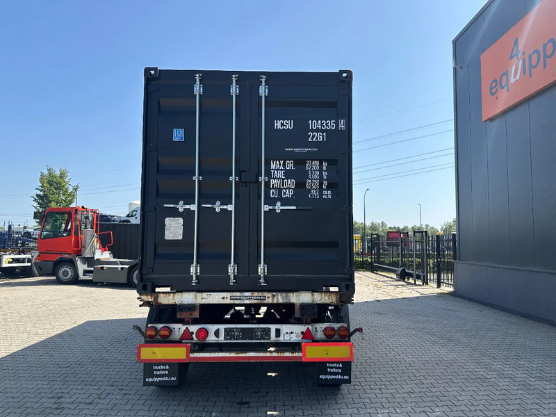 Containertransporter/ Wissellaadbak oplegger Krone 2-axle 20FT chassis + 20FT DV 8'6" container ONE-WAY: afbeelding 6