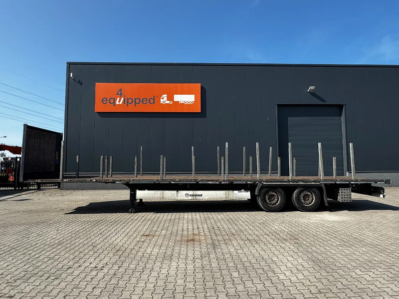 Krone originele platte oplegger met rongpotten + rongen, liftas, schijfremmen, NL-oplegger - Vlakke/ Open oplegger: afbeelding 2 Krone originele platte oplegger met rongpotten + rongen, liftas, schijfremmen, NL-oplegger - Vlakke/ Open oplegger: afbeelding 2