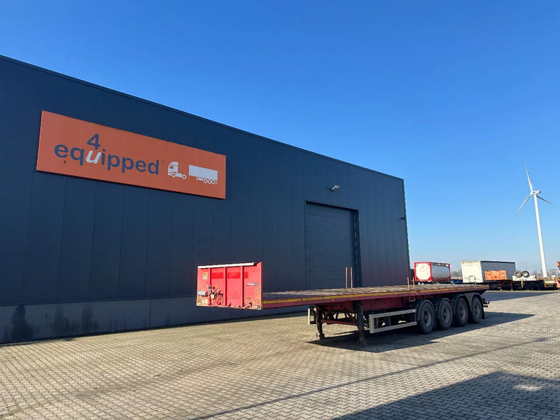 MOL 62 tons Ballast trailer, 4 axles, 2 steering axles, Belgium- trailer, very good tyres - Vlakke/ Open oplegger: afbeelding 1 MOL 62 tons Ballast trailer, 4 axles, 2 steering axles, Belgium- trailer, very good tyres - Vlakke/ Open oplegger: afbeelding 1