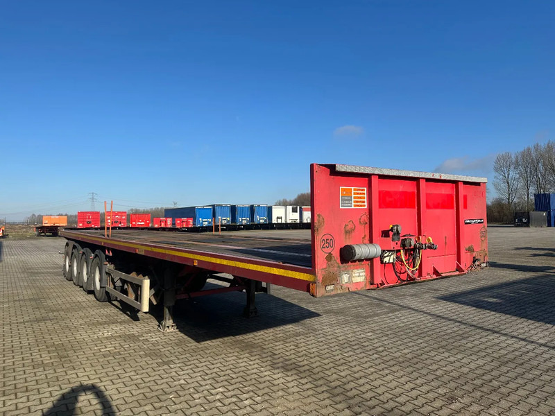 MOL 62 tons Ballast trailer, 4 axles, 2 steering axles, Belgium- trailer, very good tyres - Vlakke/ Open oplegger: afbeelding 5 MOL 62 tons Ballast trailer, 4 axles, 2 steering axles, Belgium- trailer, very good tyres - Vlakke/ Open oplegger: afbeelding 5