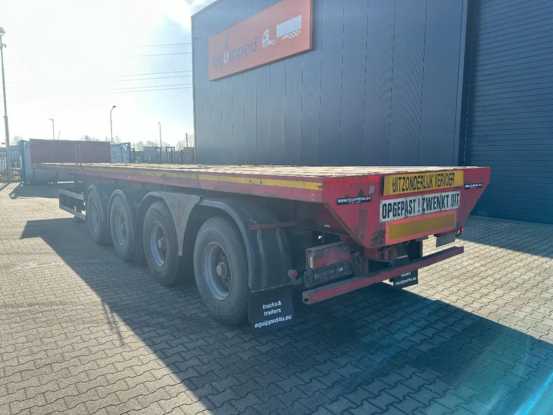 MOL 62 tons Ballast trailer, 4 axles, 2 steering axles, Belgium- trailer, very good tyres - Vlakke/ Open oplegger: afbeelding 2 MOL 62 tons Ballast trailer, 4 axles, 2 steering axles, Belgium- trailer, very good tyres - Vlakke/ Open oplegger: afbeelding 2