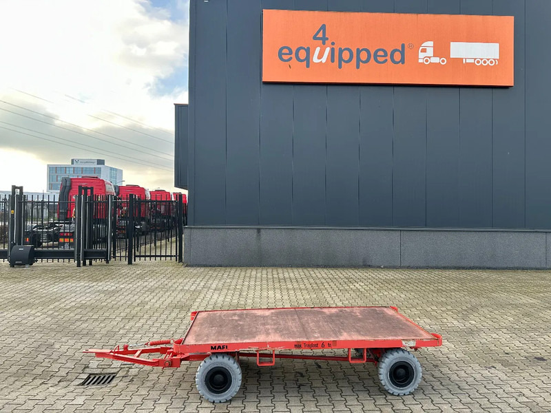 Mafi double-steered and connectable heavy-duty trailers with 6000kg loading capacity, 9x available - Open/ Plateau aanhangwagen: afbeelding 2 Mafi double-steered and connectable heavy-duty trailers with 6000kg loading capacity, 9x available - Open/ Plateau aanhangwagen: afbeelding 2