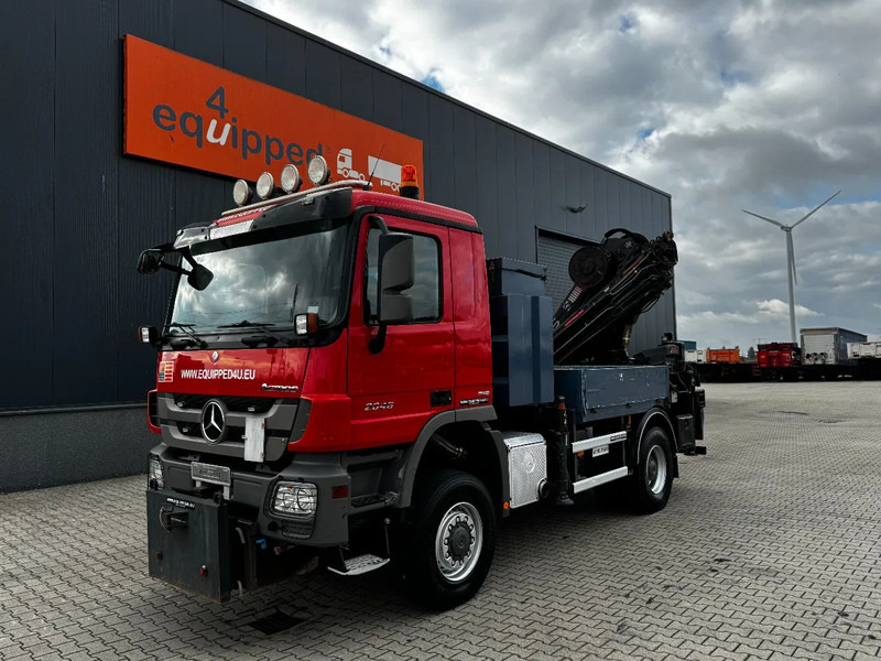 Mercedes-Benz Actros 2046 4x4 / FULL SPRING / HIAB 288 EP 5 HIPRO Crane / EURO-5 - Kraanwagen: afbeelding 3 Mercedes-Benz Actros 2046 4x4 / FULL SPRING / HIAB 288 EP 5 HIPRO Crane / EURO-5 - Kraanwagen: afbeelding 3