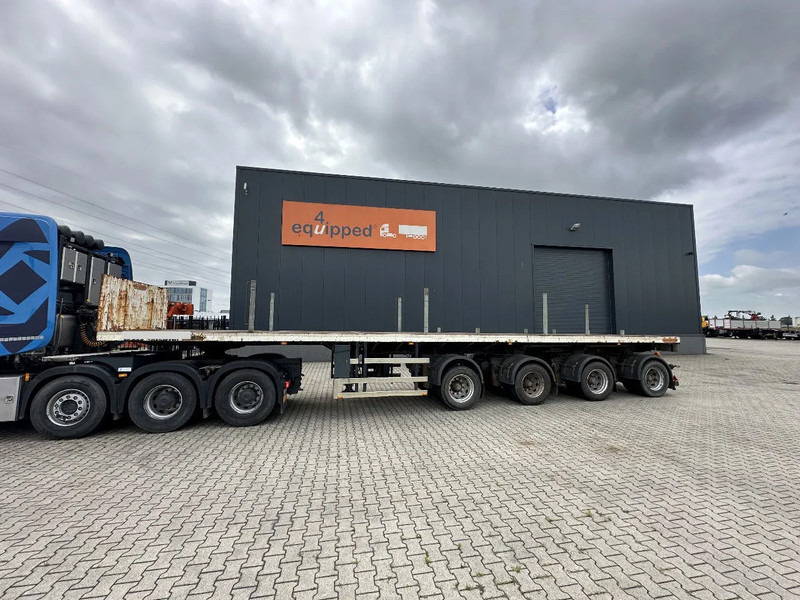 Nooteboom OVB-73-04, 73 tons Ballast trailer, 4 axles, 3 hydraulic steering axles, 75% tyres, MOT 03/2026 - Vlakke/ Open oplegger: afbeelding 2 Nooteboom OVB-73-04, 73 tons Ballast trailer, 4 axles, 3 hydraulic steering axles, 75% tyres, MOT 03/2026 - Vlakke/ Open oplegger: afbeelding 2