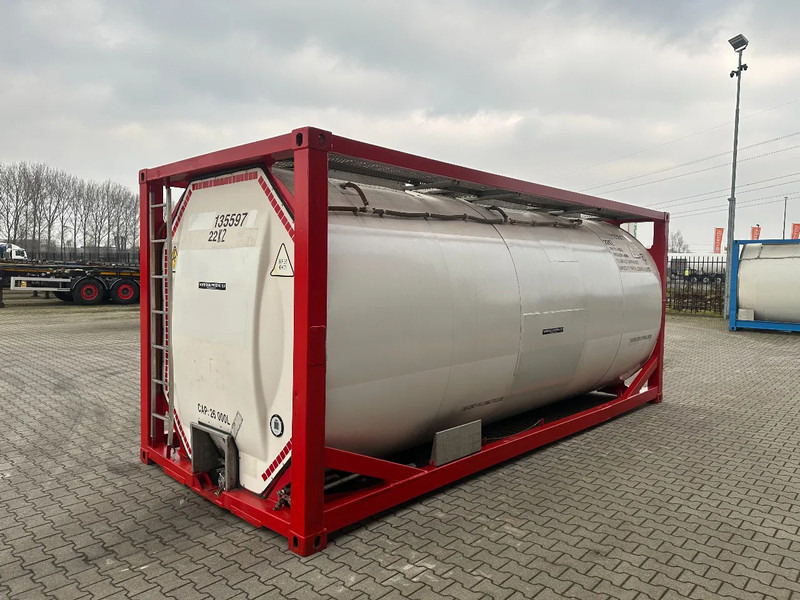 SINGAMAS 20FT ISO, 26.000L/1-COMP/3 BAFFELS/3 manholes, 5Y: 08-2027, L4BN, T11 - Opslagtank: afbeelding 4 SINGAMAS 20FT ISO, 26.000L/1-COMP/3 BAFFELS/3 manholes, 5Y: 08-2027, L4BN, T11 - Opslagtank: afbeelding 4