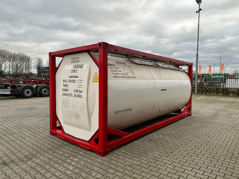 SINGAMAS 20FT ISO, 26.000L/1-COMP/3 BAFFELS/3 manholes, 5Y inspection: 06/2027 - Opslagtank: afbeelding 4 SINGAMAS 20FT ISO, 26.000L/1-COMP/3 BAFFELS/3 manholes, 5Y inspection: 06/2027 - Opslagtank: afbeelding 4