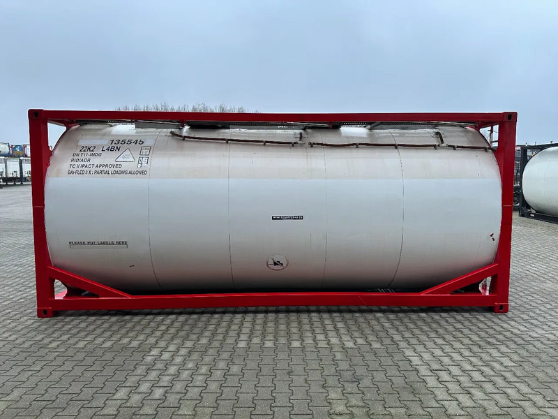 SINGAMAS 20FT ISO, 26.000L/1-COMP/3 BAFFELS/3 manholes, 5Y inspection: 06/2027 - Opslagtank: afbeelding 3 SINGAMAS 20FT ISO, 26.000L/1-COMP/3 BAFFELS/3 manholes, 5Y inspection: 06/2027 - Opslagtank: afbeelding 3