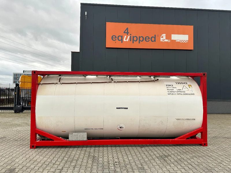 SINGAMAS 20FT ISO, 26.000L/1-COMP/3 BAFFELS/3 manholes, 5Y inspection: 06/2027 - Opslagtank: afbeelding 2 SINGAMAS 20FT ISO, 26.000L/1-COMP/3 BAFFELS/3 manholes, 5Y inspection: 06/2027 - Opslagtank: afbeelding 2