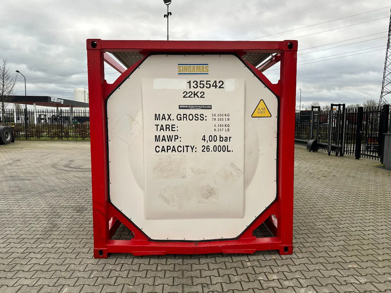SINGAMAS 20FT ISO, 26.000L/1-COMP/3 BAFFELS/3 manholes, 5Y inspection: 06/2027 - Opslagtank: afbeelding 5 SINGAMAS 20FT ISO, 26.000L/1-COMP/3 BAFFELS/3 manholes, 5Y inspection: 06/2027 - Opslagtank: afbeelding 5
