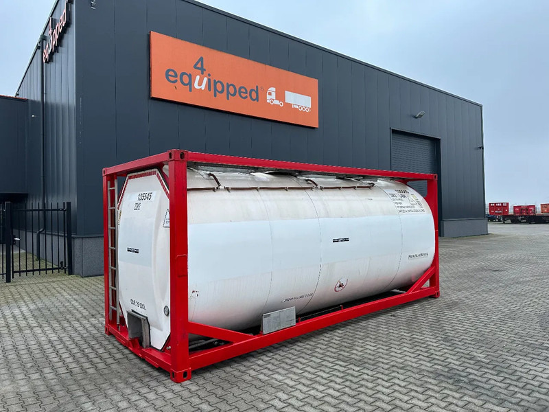 SINGAMAS 20FT ISO, 26.000L/1-COMP/3 BAFFELS/3 manholes, 5Y inspection: 06/2027 - Opslagtank: afbeelding 1 SINGAMAS 20FT ISO, 26.000L/1-COMP/3 BAFFELS/3 manholes, 5Y inspection: 06/2027 - Opslagtank: afbeelding 1