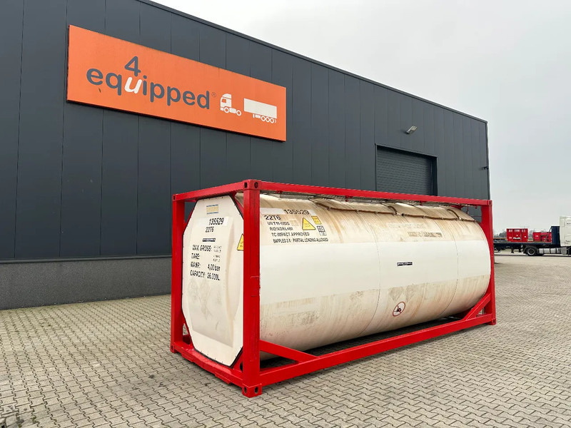 SINGAMAS 20FT ISO, 26.000L/1-COMP/3 BAFFELS/3 manholes, 5Y inspection: 06/2027 - Opslagtank: afbeelding 1 SINGAMAS 20FT ISO, 26.000L/1-COMP/3 BAFFELS/3 manholes, 5Y inspection: 06/2027 - Opslagtank: afbeelding 1