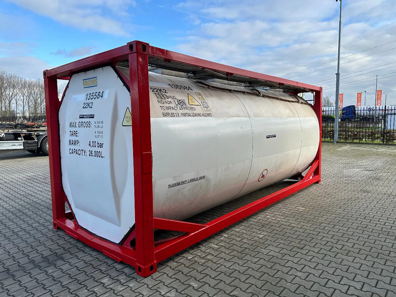 SINGAMAS 20FT ISO, 26.000L/1-COMP/3 BAFFELS/3 manholes, ADR inspectio valid till: 07/2025 - Opslagtank: afbeelding 4 SINGAMAS 20FT ISO, 26.000L/1-COMP/3 BAFFELS/3 manholes, ADR inspectio valid till: 07/2025 - Opslagtank: afbeelding 4