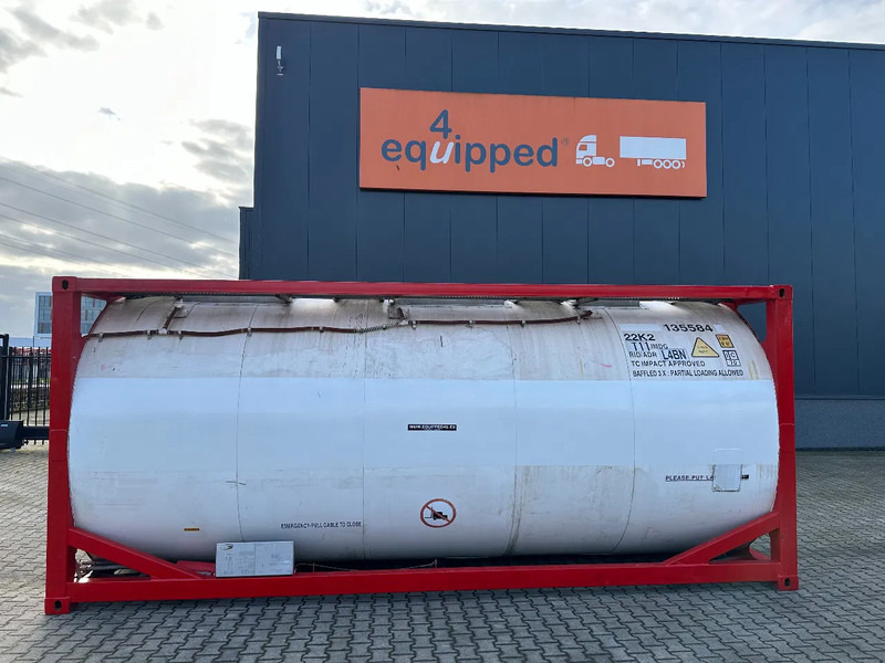 SINGAMAS 20FT ISO, 26.000L/1-COMP/3 BAFFELS/3 manholes, ADR inspectio valid till: 07/2025 - Opslagtank: afbeelding 2 SINGAMAS 20FT ISO, 26.000L/1-COMP/3 BAFFELS/3 manholes, ADR inspectio valid till: 07/2025 - Opslagtank: afbeelding 2