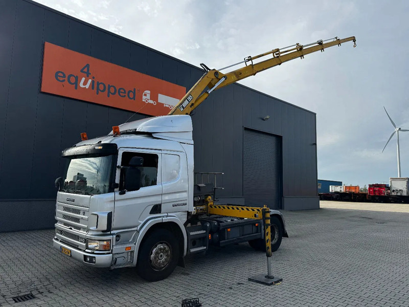 Scania P114-340 + HIAB 19-5 crane + remote / Euro-3 / 3 pedals / NL-truck / APK: 12-2025 - Kraanwagen: afbeelding 3 Scania P114-340 + HIAB 19-5 crane + remote / Euro-3 / 3 pedals / NL-truck / APK: 12-2025 - Kraanwagen: afbeelding 3