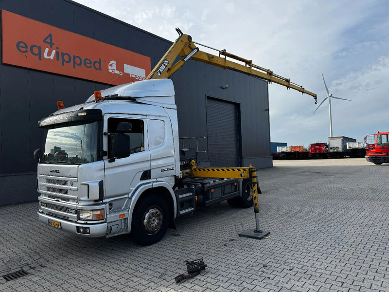 Scania P114-340 + HIAB 19-5 crane + remote / Euro-3 / 3 pedals / NL-truck / APK: 12-2025 - Kraanwagen: afbeelding 2 Scania P114-340 + HIAB 19-5 crane + remote / Euro-3 / 3 pedals / NL-truck / APK: 12-2025 - Kraanwagen: afbeelding 2