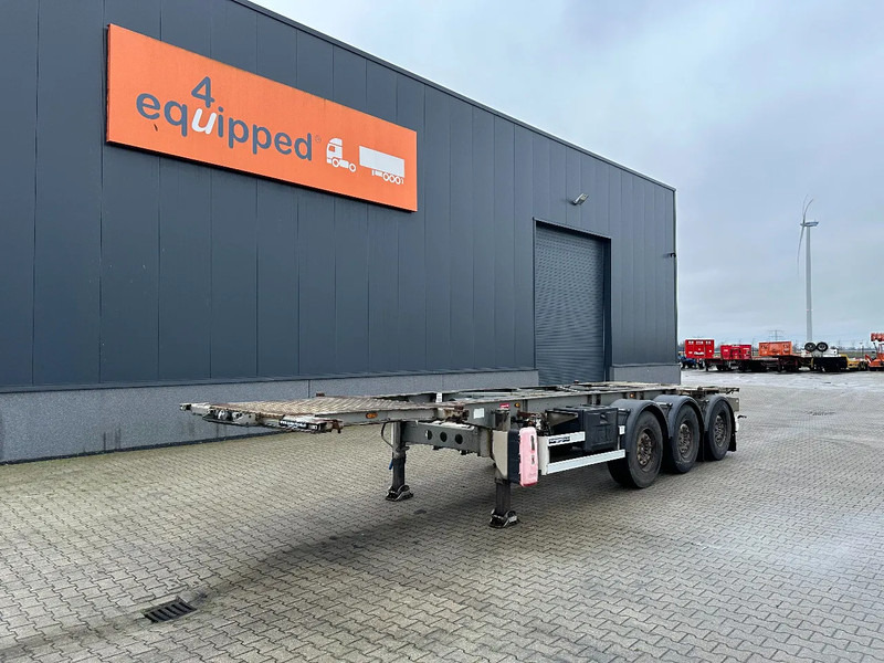 TURBO'S HOET 20FT/30FT, ADR (FL, AT), empty weight: 3.720kg, liftaxle, SAF disc - Containertransporter/ Wissellaadbak oplegger: afbeelding 1 TURBO'S HOET 20FT/30FT, ADR (FL, AT), empty weight: 3.720kg, liftaxle, SAF disc - Containertransporter/ Wissellaadbak oplegger: afbeelding 1