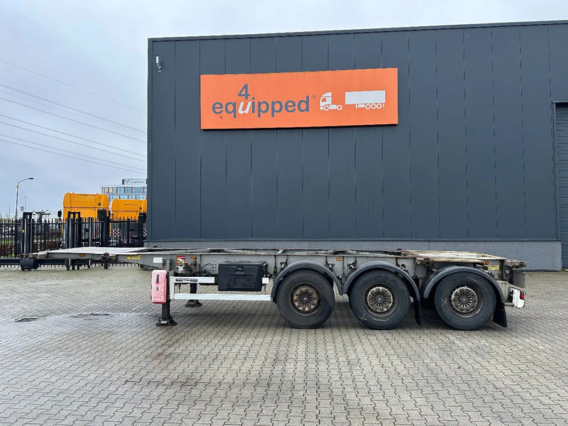TURBO'S HOET 20FT/30FT, ADR (FL, AT), empty weight: 3.720kg, liftaxle, SAF disc - Containertransporter/ Wissellaadbak oplegger: afbeelding 1 TURBO'S HOET 20FT/30FT, ADR (FL, AT), empty weight: 3.720kg, liftaxle, SAF disc - Containertransporter/ Wissellaadbak oplegger: afbeelding 1