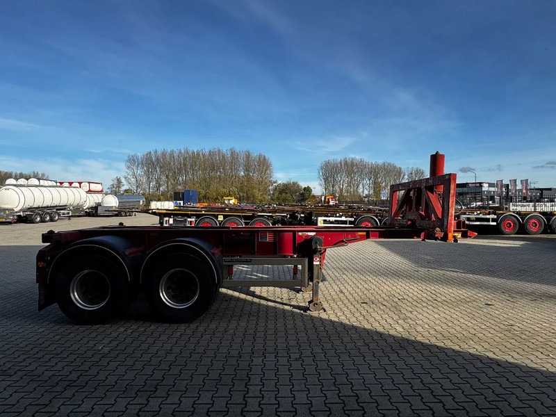 Van Hool 2 AXLE 20FT TIPPING-CHASSIS / TWIN-TIRES / BPW + DRUM / ALCOA / NL-trailer / APK - Containertransporter/ Wissellaadbak oplegger: afbeelding 3 Van Hool 2 AXLE 20FT TIPPING-CHASSIS / TWIN-TIRES / BPW + DRUM / ALCOA / NL-trailer / APK - Containertransporter/ Wissellaadbak oplegger: afbeelding 3