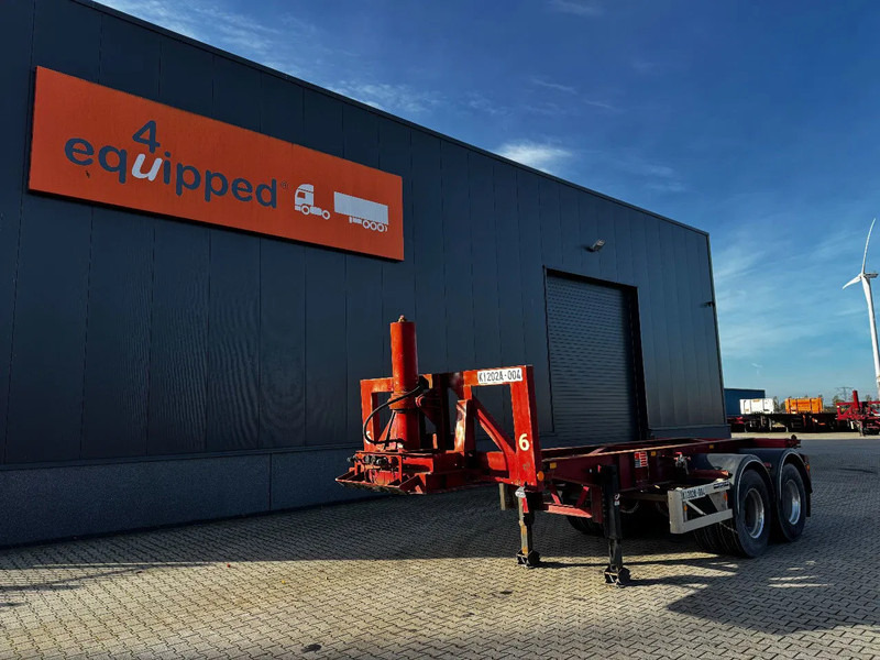 Van Hool 2 AXLE 20FT TIPPING-CHASSIS / TWIN-TIRES / BPW + DRUM / ALCOA / NL-trailer / APK - Containertransporter/ Wissellaadbak oplegger: afbeelding 1 Van Hool 2 AXLE 20FT TIPPING-CHASSIS / TWIN-TIRES / BPW + DRUM / ALCOA / NL-trailer / APK - Containertransporter/ Wissellaadbak oplegger: afbeelding 1