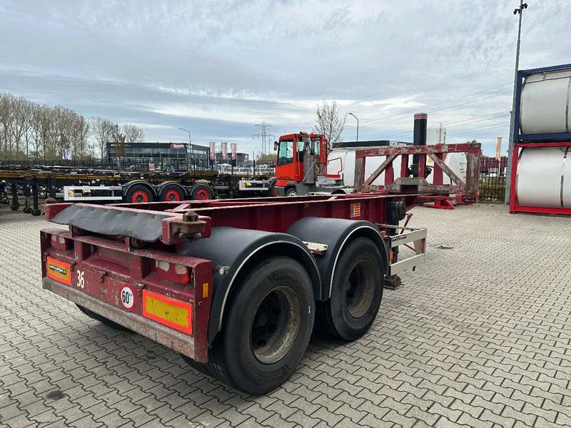 Van Hool 2 AXLE 20FT TIPPING-CHASSIS, TWIN-TIRES, BPW + DRUM, ALCOA - Containertransporter/ Wissellaadbak oplegger: afbeelding 3 Van Hool 2 AXLE 20FT TIPPING-CHASSIS, TWIN-TIRES, BPW + DRUM, ALCOA - Containertransporter/ Wissellaadbak oplegger: afbeelding 3
