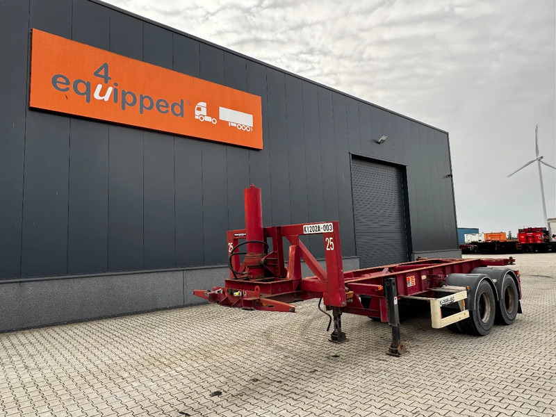 Van Hool 2 AXLE 20FT TIPPING-CHASSIS, TWIN-TIRES, BPW + DRUM - Containertransporter/ Wissellaadbak oplegger: afbeelding 1 Van Hool 2 AXLE 20FT TIPPING-CHASSIS, TWIN-TIRES, BPW + DRUM - Containertransporter/ Wissellaadbak oplegger: afbeelding 1