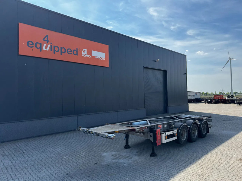 Van Hool 20FT/30FT, ADR (EX/II, EX/III, FL, OX, AT), BPW + drum, ALCOA, galvanized, liftaxle, NL-Chassis - Containertransporter/ Wissellaadbak oplegger: afbeelding 1 Van Hool 20FT/30FT, ADR (EX/II, EX/III, FL, OX, AT), BPW + drum, ALCOA, galvanized, liftaxle, NL-Chassis - Containertransporter/ Wissellaadbak oplegger: afbeelding 1