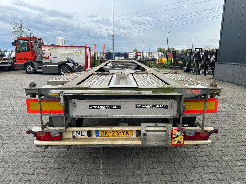 Van Hool 20FT ADR (EX/II, EX/III, FL, AT), BPW + drumbrakes, 2 liftaxles, galvanized, ALCOA, NL-Chassis - Containertransporter/ Wissellaadbak oplegger: afbeelding 4 Van Hool 20FT ADR (EX/II, EX/III, FL, AT), BPW + drumbrakes, 2 liftaxles, galvanized, ALCOA, NL-Chassis - Containertransporter/ Wissellaadbak oplegger: afbeelding 4