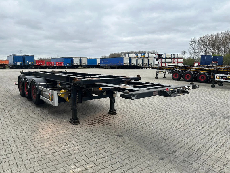 Van Hool 20FT Tipping-chassis, ADR (EX/II, EX/III, FL, AT, OX), SAF, 2 liftaxles, APK/ADR: 06-2026 - Containertransporter/ Wissellaadbak oplegger: afbeelding 5 Van Hool 20FT Tipping-chassis, ADR (EX/II, EX/III, FL, AT, OX), SAF, 2 liftaxles, APK/ADR: 06-2026 - Containertransporter/ Wissellaadbak oplegger: afbeelding 5
