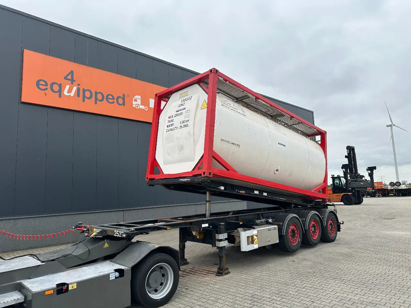 Van Hool 20FT Tipping-chassis, ADR (EX/II, EX/III, FL, AT, OX), SAF, 2 liftaxles, APK/ADR: 06-2026 - Containertransporter/ Wissellaadbak oplegger: afbeelding 1 Van Hool 20FT Tipping-chassis, ADR (EX/II, EX/III, FL, AT, OX), SAF, 2 liftaxles, APK/ADR: 06-2026 - Containertransporter/ Wissellaadbak oplegger: afbeelding 1