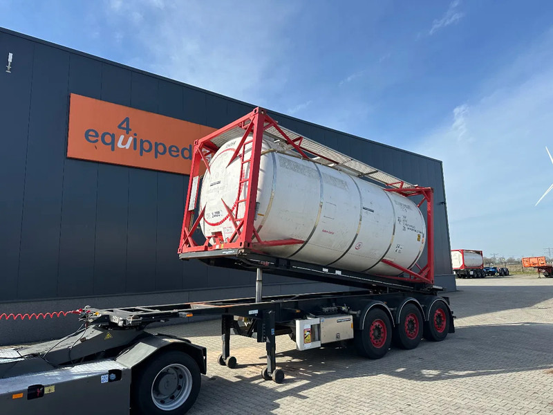 Van Hool 20FT Tipping-chassis, ADR (EX/II, EX/III, FL, AT), SAF, 2 liftaxles, APK/ADR: 10-2025 - Containertransporter/ Wissellaadbak oplegger: afbeelding 1 Van Hool 20FT Tipping-chassis, ADR (EX/II, EX/III, FL, AT), SAF, 2 liftaxles, APK/ADR: 10-2025 - Containertransporter/ Wissellaadbak oplegger: afbeelding 1
