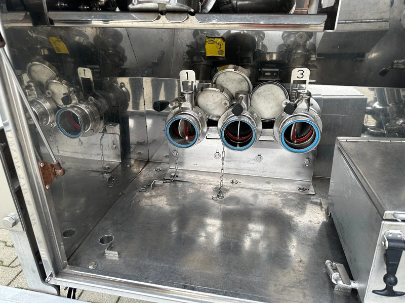 Tankoplegger voor het vervoer van voedsel Van Hool LEVENSMIDDELEN / 39.000L / 3-KAMMER / INOX / NL-Auflieger / APK: 05/2026: afbeelding 8