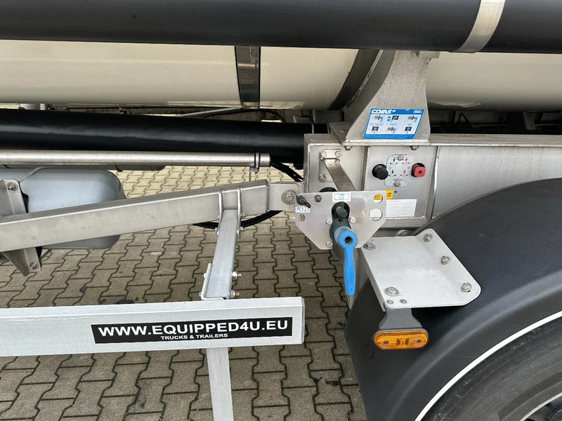 Tankoplegger voor het vervoer van voedsel Van Hool LEVENSMIDDELEN / 39.000L / 3-KAMMER / INOX / NL-Auflieger / APK: 05/2026: afbeelding 16