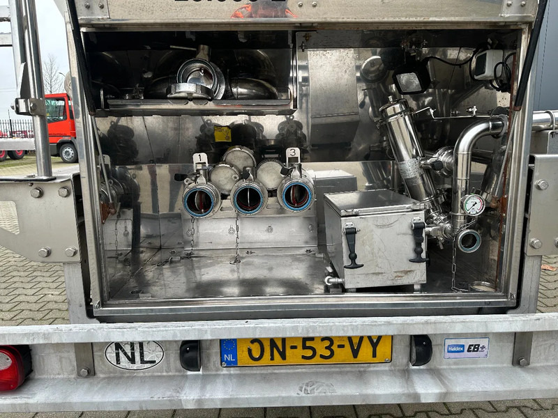 Tankoplegger voor het vervoer van voedsel Van Hool LEVENSMIDDELEN / 39.000L / 3-KAMMER / INOX / NL-Auflieger / APK: 05/2026: afbeelding 6