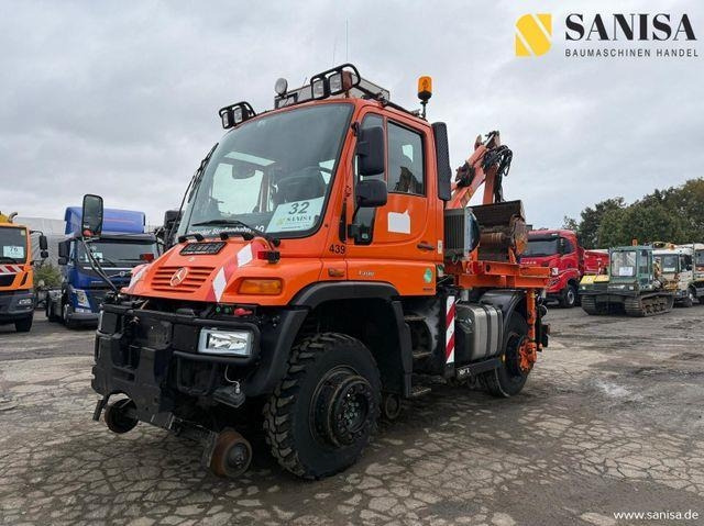 Unimog U400/ Zweiwege/ Rail/ Gleis/Mulag - Gemeentelijke machine/ Speciaal: afbeelding 3 Unimog U400/ Zweiwege/ Rail/ Gleis/Mulag - Gemeentelijke machine/ Speciaal: afbeelding 3